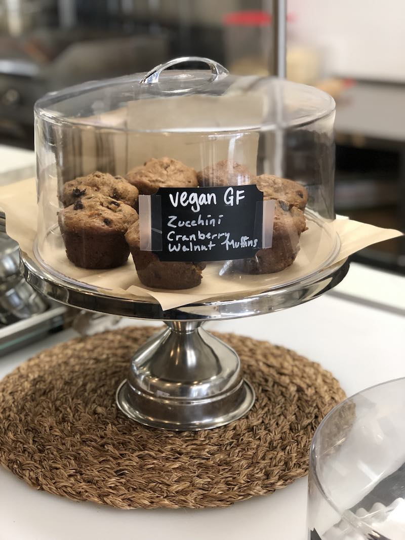 I Heart Costa Mesa: Vegan, Gluten-Free Muffins at Nourish Ayurveda Cafe in Costa Mesa, Orange County, California. (photo: Samantha Chagollan)
