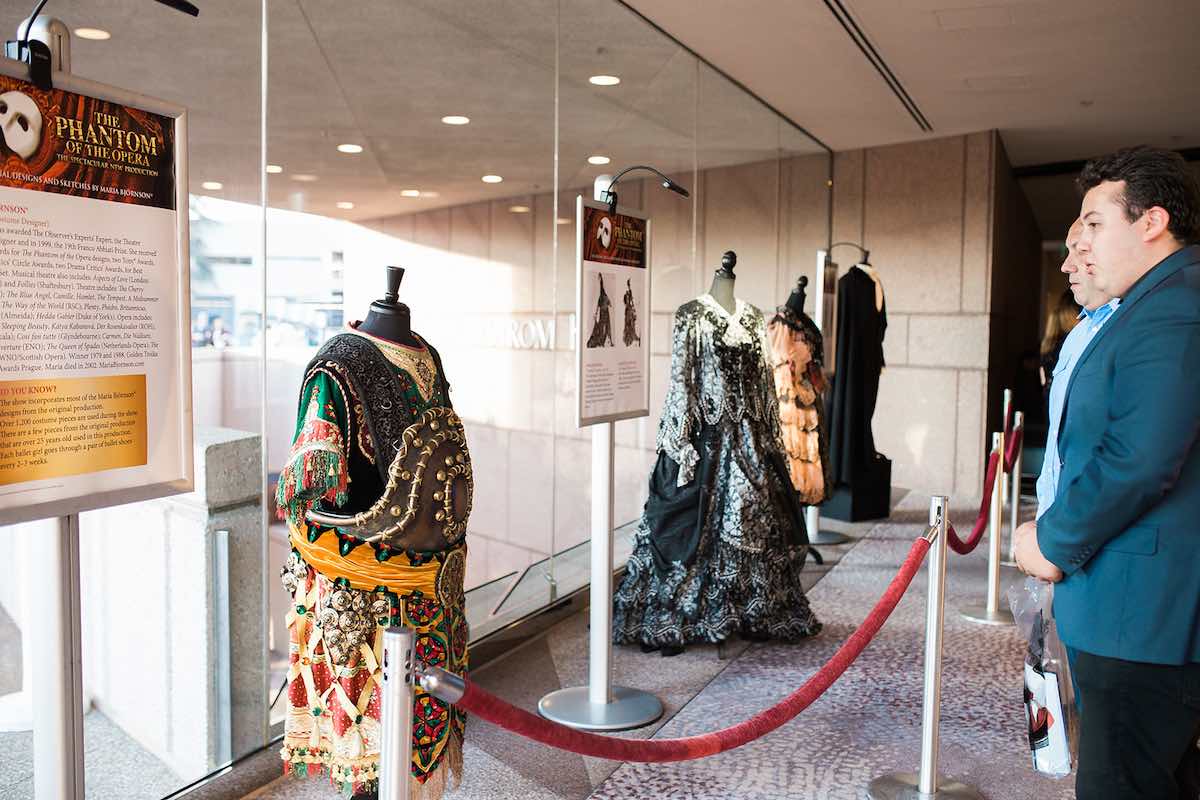 I Heart Costa Mesa: Reimagined Phantom of the Opera costumes on display at Segerstrom Hall at Segerstrom Center for the Arts in Costa Mesa, Orange County, California. (photo: Brandy Young)