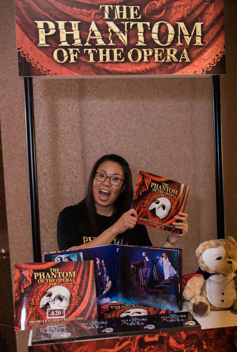 I Heart Costa Mesa: Programs in the lobby of Phantom of the Opera at Segerstrom Hall in Costa Mesa, Orange County, California. (photo: Brandy Young)