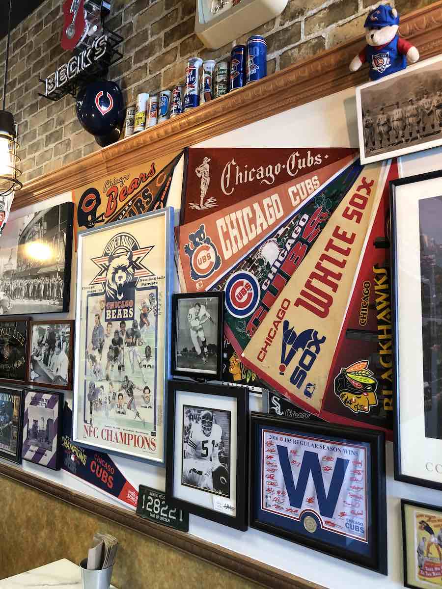 I Heart Costa Mesa: Baseball Memorabilia at Ciao! Deli and Pizzeria in Costa Mesa, Orange County, California. (photo: Samantha Chagollan)