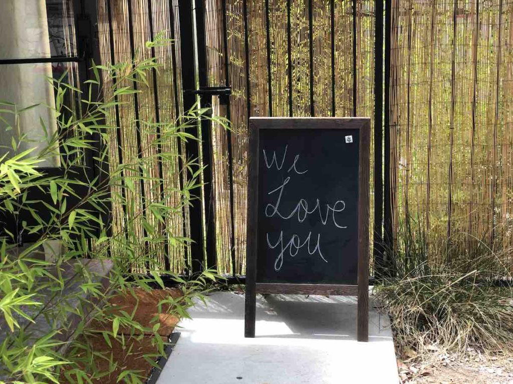 I Heart Costa Mesa: We Love You at Behind The Lids Healing Collective 19th Street in Costa Mesa, Orange County, California. (photo: Samantha Chagollan)