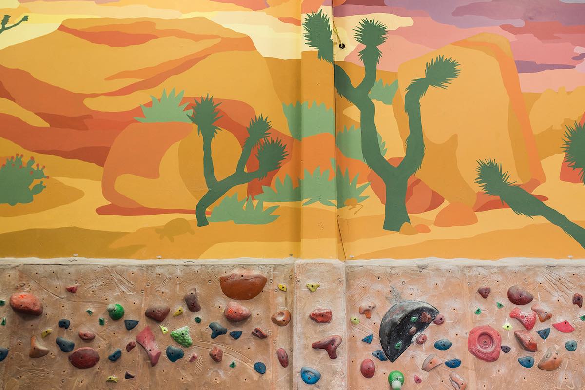 I Heart Costa Mesa: Desert Mural at Rockreation Costa Mesa, Orange County, California. (photo: Brandy Young)