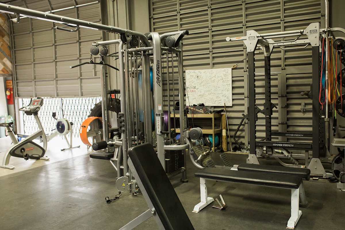 I Heart Costa Mesa: Gym Amenities at Rockreation Costa Mesa, Orange County, California. (photo: Brandy Young)