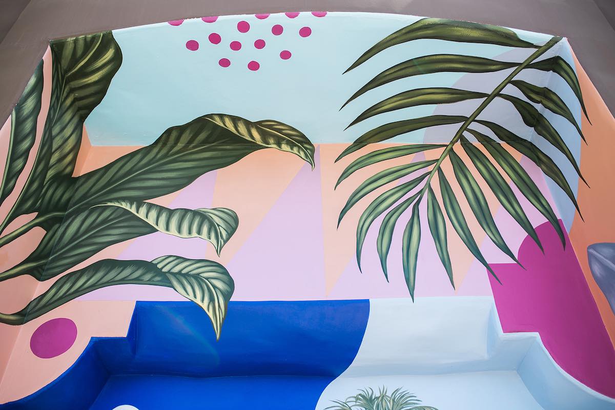 I Heart Costa Mesa: Mural by artist Aaron Glasson at Triangle Square in Costa Mesa, Orange County, California. (photo: Brandy Young) I Heart Costa Mesa: Mural by artist Aaron Glasson at Triangle Square in Costa Mesa, Orange County, California. (photo: Brandy Young)