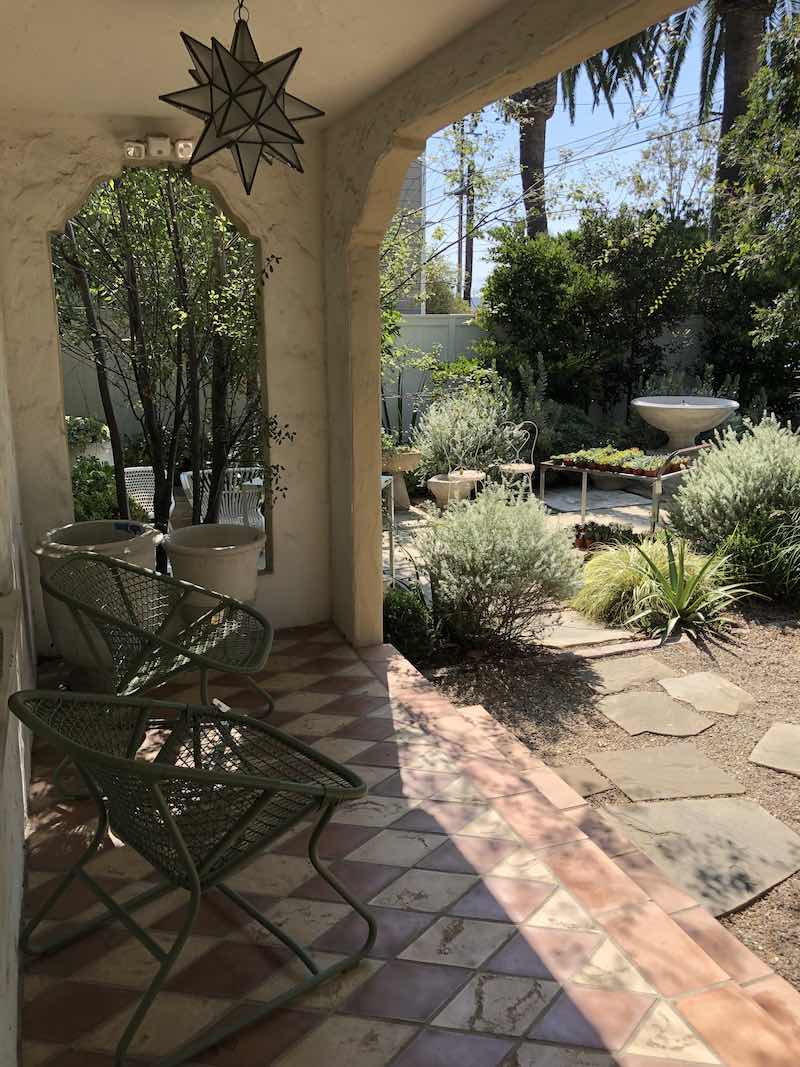 I Heart Costa Mesa: Patio at Molly Wood Garden Design in Eastside Costa Mesa, Orange County, California. (photo: Samantha Chagollan)