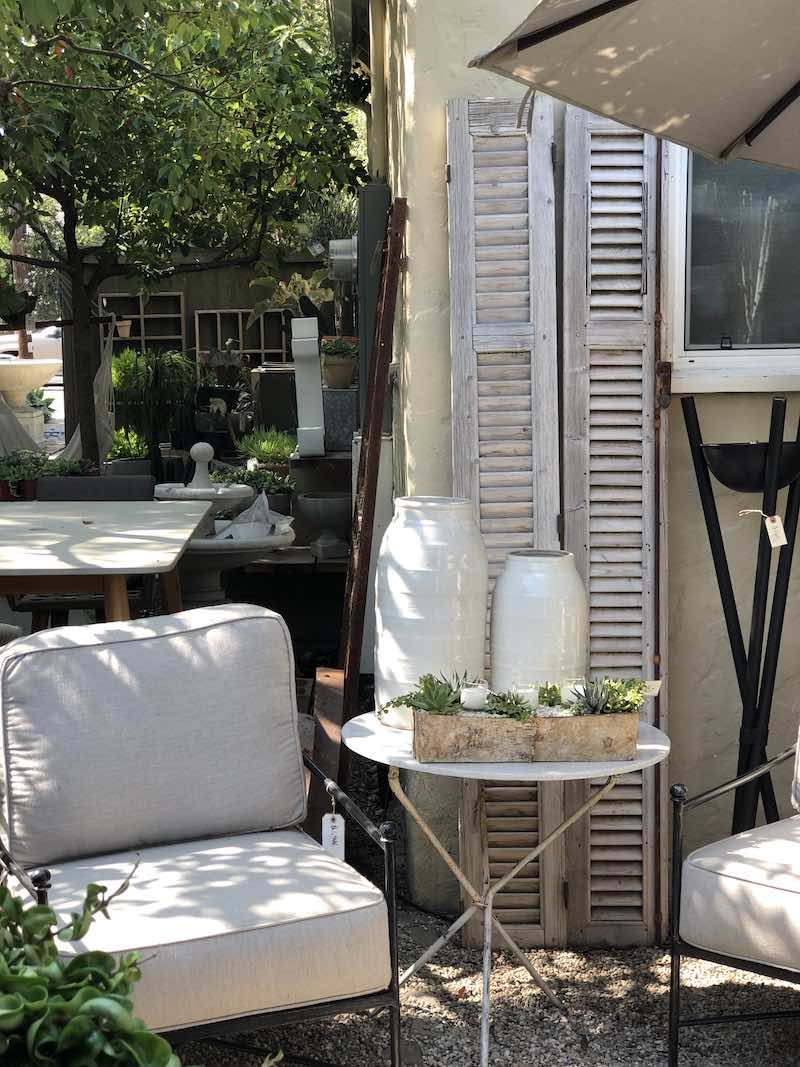 I Heart Costa Mesa: Pots, Outdoor Furniture and Plants at Molly Wood Garden Design in Eastside Costa Mesa, Orange County, California. (photo: Samantha Chagollan)