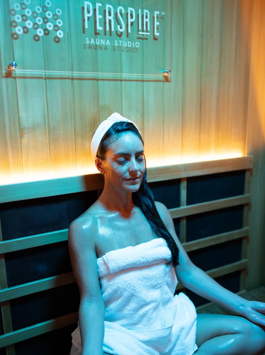 I Heart Costa Mesa: Sweat and Detoxify at Perspire Sauna Studio in Eastside Costa Mesa, Orange County, California. (photo courtesy of Perspire Sauna Studio)