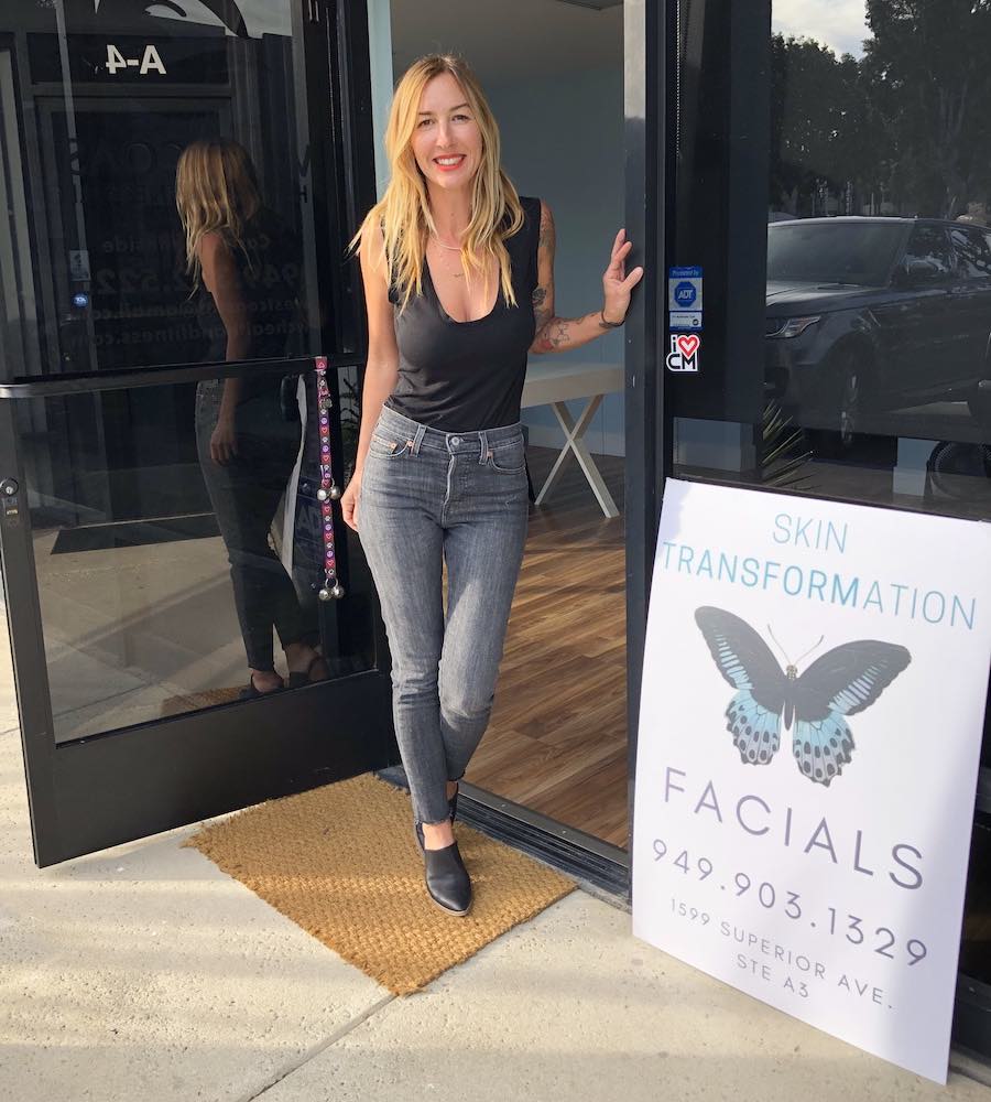 I Heart Costa Mesa: Vanessa Grosso, owner of Skin Transformation by V, in Westside Costa Mesa, Orange County, California. (photo: Samantha Chagollan)