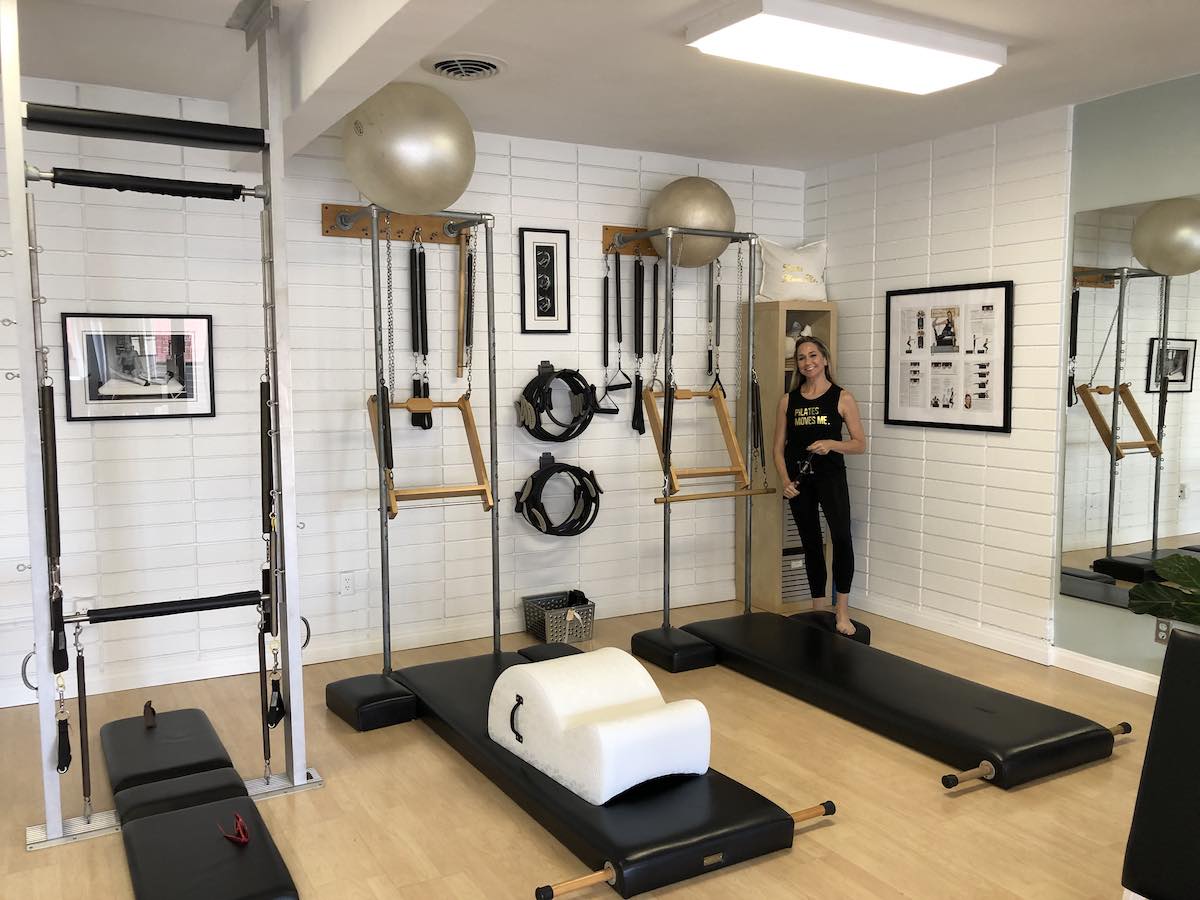 I Heart Costa Mesa: Karen Ellis, owner of Eastside Costa Mesa studio, Prana Pilates, and founder of Pilates Nerd, in Orange County, California. (photo: Samantha Chagollan)